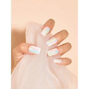 Holographic Press On Nails 24 Pieces Reuseable